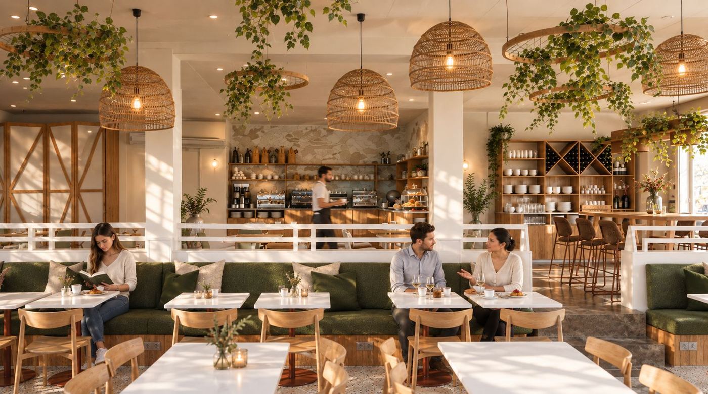 Hôtel sous enseigne Accor — Alsace — Café (perspective)
